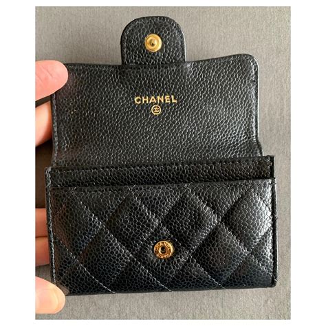 chanel porte carte|porte feuille Chanel.